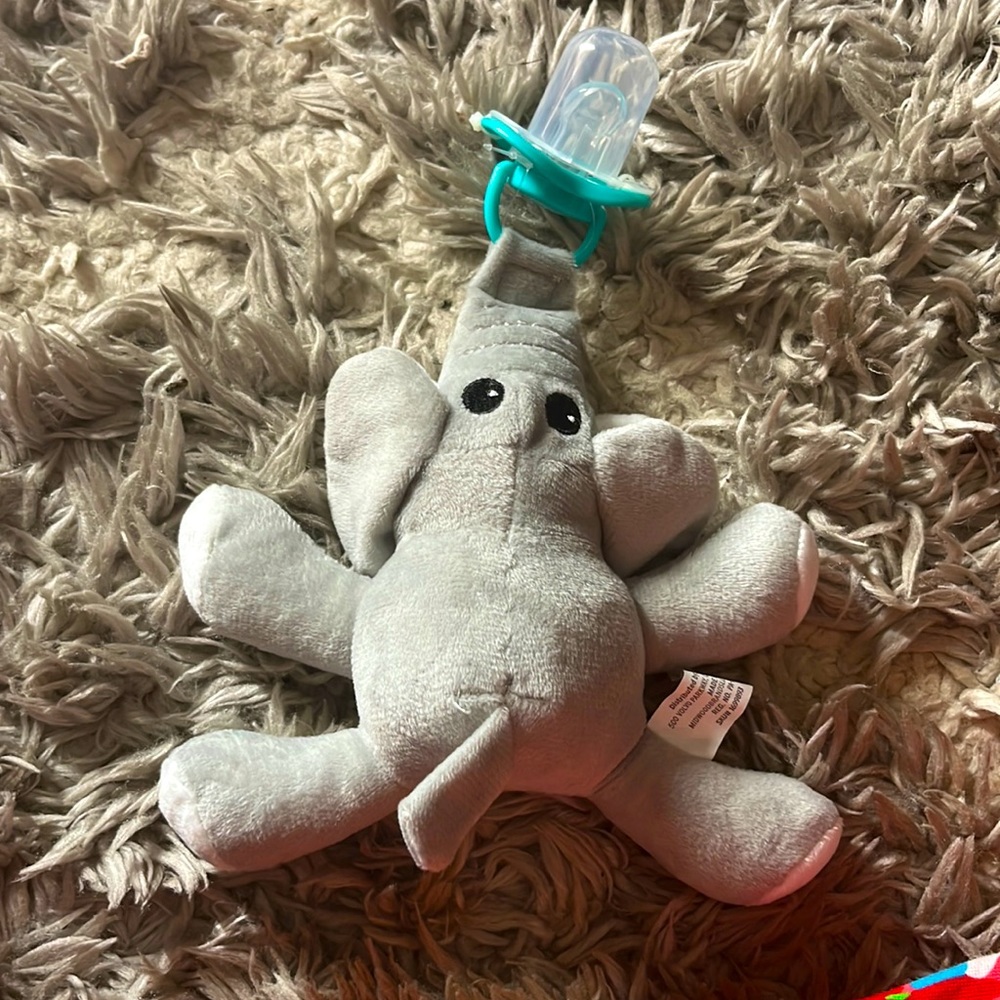 Elephant pacifier for baby